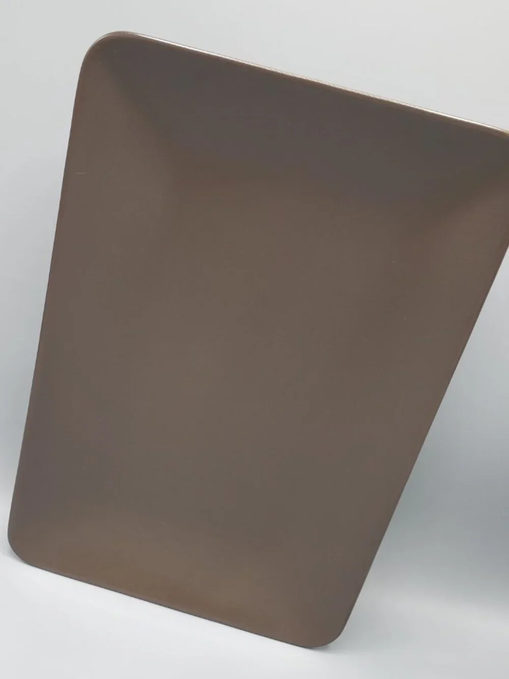 Set of 2 IKEA Dinera 18691 Matte Brown Rectangular Dinner Plate Tray 11-3/4